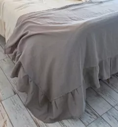 Pie de cama Venecia gris