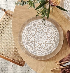 Plato de sitio Nomade blanco