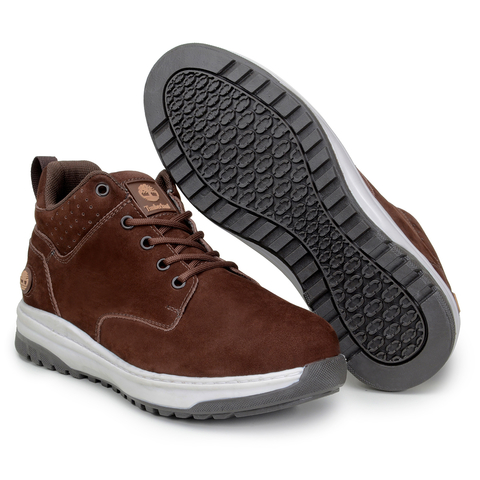 Bota Timberland Masculina em Couro - Vulcan. Marrom