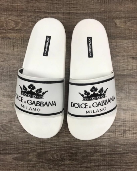 Chinelo Dolce & Gabbana. Branco