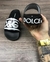 Chinelo Dolce & Gabbana. Preto/branco - loja online