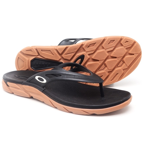 Chinelo Oakley Rest II. Preta - Látex