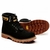 Bota Cat Adventure Second Shift Em Couro. Preta - comprar online