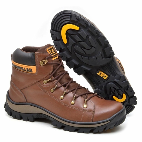 Bota Cat Adventure Work Látego. Café