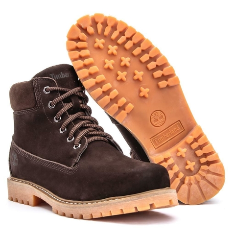 Bota Timberland Inch Classica. Café