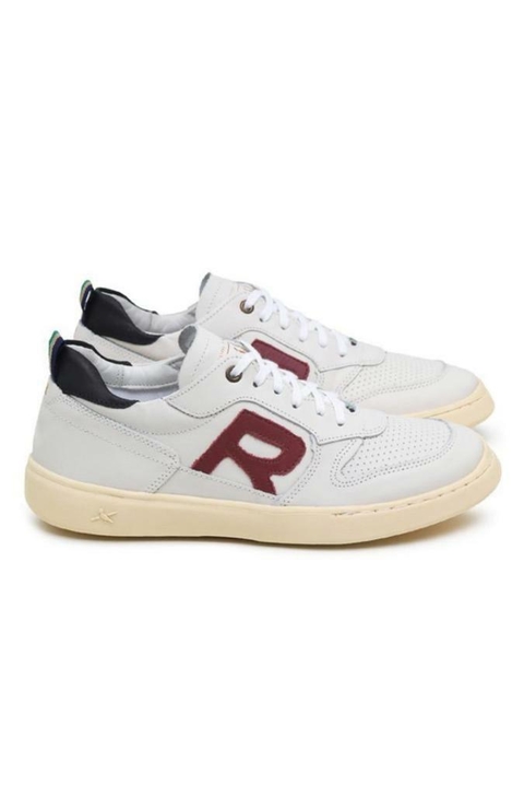 Tênis Reserva Type-R Classic. Branco/Vinho
