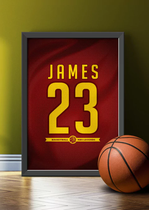 Quadros NBA Legends - loja online