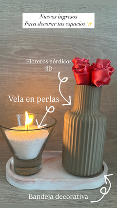 Vela de soja en perlas x 200 gr