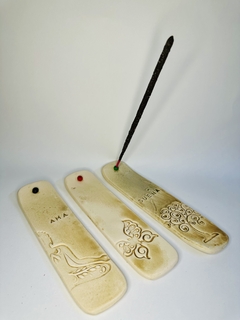 porta sahumerio de ceramica alargado - comprar online