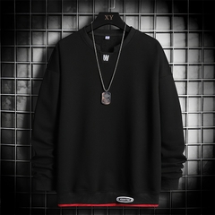 Moletom Masculino Moletom Com Capuz Casual Decote Redondo Masculino Streetwear Japonês Hip-Hop Moda Casual Manga Comprida Moletom Com Capuz Solto Pulôver - loja online