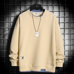 Moletom Masculino Moletom Com Capuz Casual Decote Redondo Masculino Streetwear Japonês Hip-Hop Moda Casual Manga Comprida Moletom Com Capuz Solto Pulôver - loja online