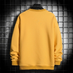 Imagem do Moletom Masculino Moletom Com Capuz Casual Decote Redondo Masculino Streetwear Japonês Hip-Hop Moda Casual Manga Comprida Moletom Com Capuz Solto Pulôver