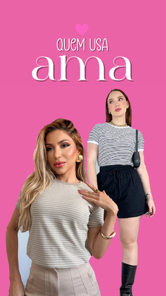 COMBO 2 T-SHIRT LISTRADAS