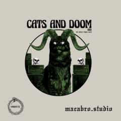 Camiseta Cats and Doom - comprar online