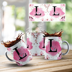 CANECA COM INICIAL DO NOME ROSA