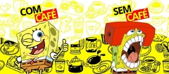 CANECA PERSONALIZADA COM CAFÉ, SEM CAFE BOB ESPONJA na internet