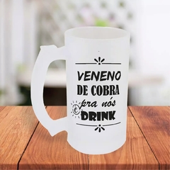 Caneca De Chopp 475ml Personalizada Veneno De Cobra