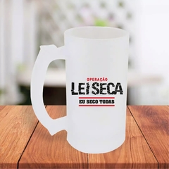 Caneca De Chopp 475ml Personalizada Operação Lei Seca