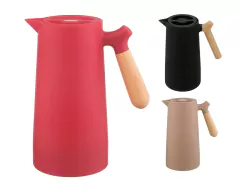 Garrafa Térmica Potty 1L Com Bulbo de Vidro 3 Cores