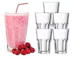 Kit 6 Copos 350ml Vidro Grosso Alexandria