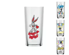 Copo Long Drink Vidro Looney Tunes 300ml na internet