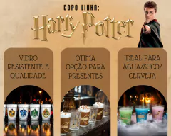 Kit 6 Copos Americano Harry Potter 190ml - comprar online