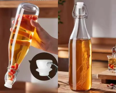 1 Garrafa de Vidro 1 Litro Ideal P/ Água Porta de geladeira na internet
