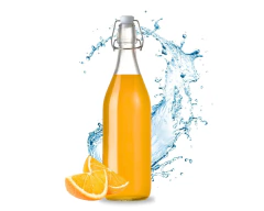 1 Garrafa de Vidro 1 Litro Ideal P/ Água Porta de geladeira - comprar online