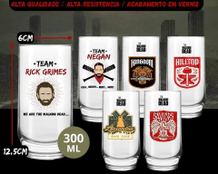 6 Copos Altos Temáticos The Walking Dead 300ml Colecionável na internet