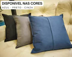 Kit 2 Almofada Suede Liso 45x45 Decorativa - comprar online