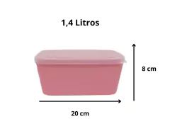 Conjunto de 3 Potes Com Tampa De Plástico - comprar online