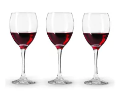 Conjunto com 3 Taças Vinho 340ml de Vidro