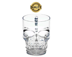 Caneca de Chopp de Caveira de 515ml