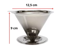 Filtro De Café Coador Aço Inox Tamanho 103 na internet