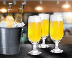 Jogo de 6 Taças para Vidro Transparente com Capacidade de 300ml - Oro Comércio