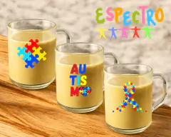 Kit 3 Canecas Personalizadas 255ml Tema Autismo - comprar online