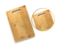 Taboa de Bambu Canaleta Corte Legumes Frutas Carne Churrasco - Oro Comércio