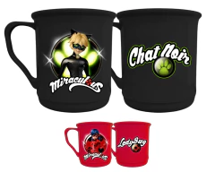 2 Canecas Plásticas Personalizadas Infantil Miraculous 350ml BPA FREE - Oro Comércio