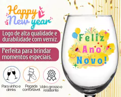 Kit 3 Taças 465ml Vinho Personalizada Fim De Ano na internet