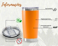 Copo Térmico Parede Dupla de 580ml Inox na internet