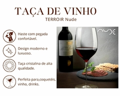 Jogo 2 Taças 430ml Vinho Cristal Ecologócio na internet