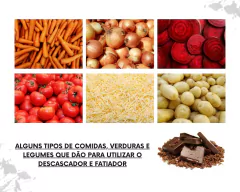 Descascador Fatiador 5 em 1 Legumes Frutas Verduras - loja online