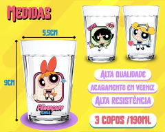 Kit 3 Copos 190ml Personalizados Meninas SuperPoderosas na internet