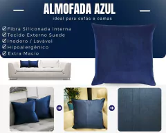 Kit 2 Almofada Suede Liso 45x45 Decorativa - comprar online
