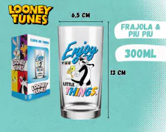 Copo Long Drink Vidro Looney Tunes 300ml - loja online