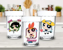 Kit 3 Copos 190ml Personalizados Meninas SuperPoderosas - comprar online