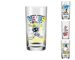 Copo Long Drink Vidro Looney Tunes 300ml