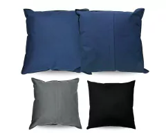 Kit 2 Almofada Suede Liso 45x45 Decorativa