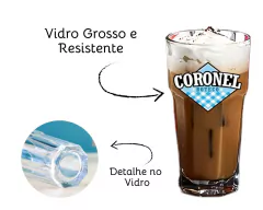Kit 48 Copos Personalizados 360 ml Vidro Sua Arte/Logo/Foto - loja online