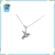 Dije de plata colibrí
